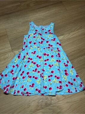 GAP Light Blue Cherry Print Tank Dress